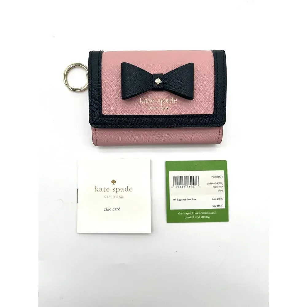 Kate Spade NWT Hazel Court, Darla Bow Wallet, $88 Retail